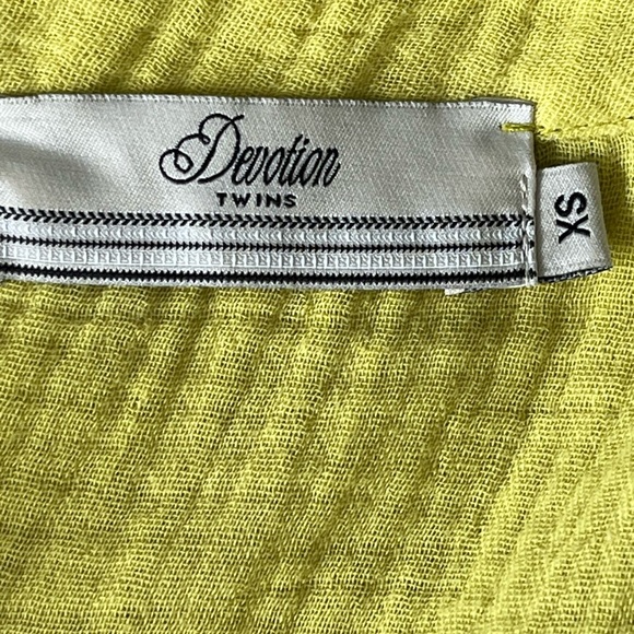 Devotion Twins Ella Mini Dress 100% Cotton Gauze Beachy XS New Anthropologie - Picture 9 of 14